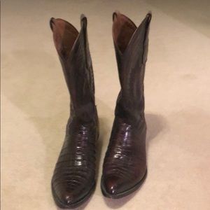 Tony Lama alligator cowboy boots